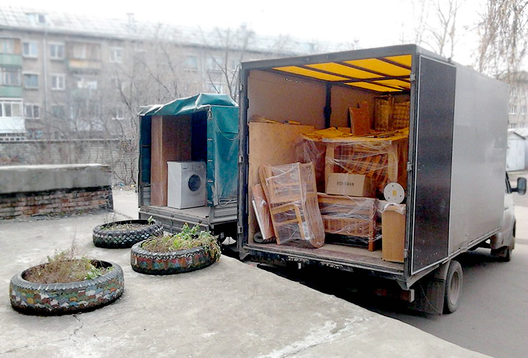 Грузовое такси для перевозки продуктов питания догрузом из Картышова в Санкт-Петербург